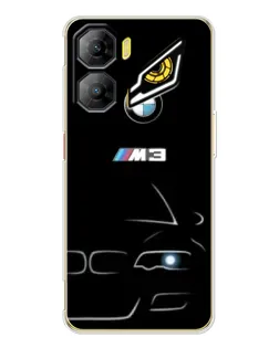 Чехол для ZTE Nubia Neo 3 с картинкой «Минималистичный принт BMW M3»