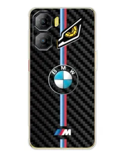 Чехол для ZTE Nubia Neo 3 с картинкой «Эмблема BMW и карбон»