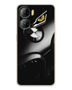 Чехол для ZTE Nubia Neo 3 с картинкой «Эмблема BMW — макро»