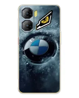 Чехол для ZTE Nubia Neo 3 с картинкой «Логотип BMW — лед»