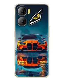 Чехол для ZTE Nubia Neo 3 с картинкой «BMW — золотая эмблема»