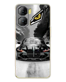 Чехол для ZTE Nubia Neo 3 с картинкой «BMW — акварельный дрифт»