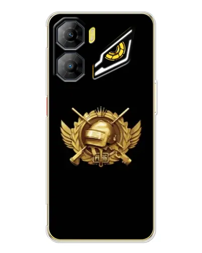 Чехол для ZTE Nubia Neo 3 с картинкой «PUBG — оранжевый градиент»