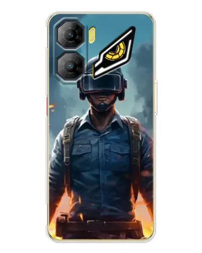Чехол для ZTE Nubia Neo 3 с картинкой «PUBG — реалистичный герой»
