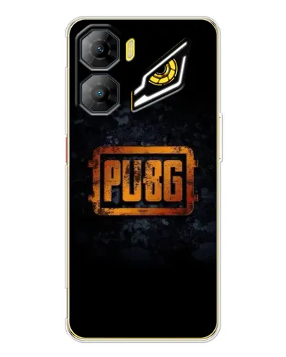 Чехол для ZTE Nubia Neo 3 с картинкой «PUBG — золотой логотип»