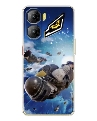 Чехол для ZTE Nubia Neo 3 с картинкой «Десант PUBG — прыжок»