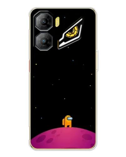 Чехол для ZTE Nubia Neo 3 с картинкой «Одинокий герой на планете»