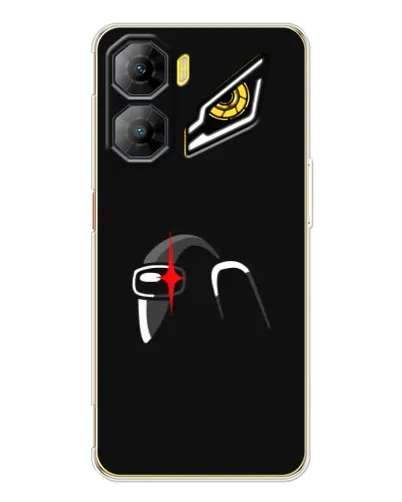 Чехол для ZTE Nubia Neo 3 с картинкой «Among Us шлем»