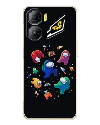 Чехол для ZTE Nubia Neo 3 с картинкой «Among Us космос»