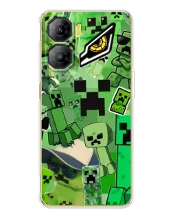Чехол для ZTE Nubia Neo 3 с картинкой «Криперы Minecraft» Чехол для ZTE Nubia Neo 3 с картинкой «Криперы Minecraft»