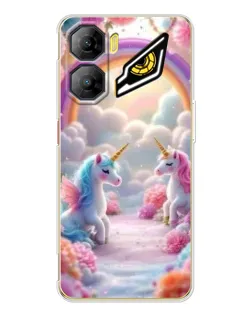 Чехол для ZTE Nubia Neo 3 с картинкой «Радуга и единороги» Чехол для ZTE Nubia Neo 3 с картинкой «Радуга и единороги»
