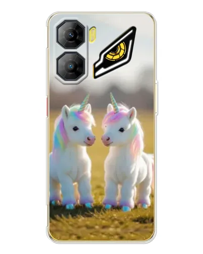 Чехол для ZTE Nubia Neo 3 с картинкой «Пара единорогов» Чехол для ZTE Nubia Neo 3 с картинкой «Пара единорогов»