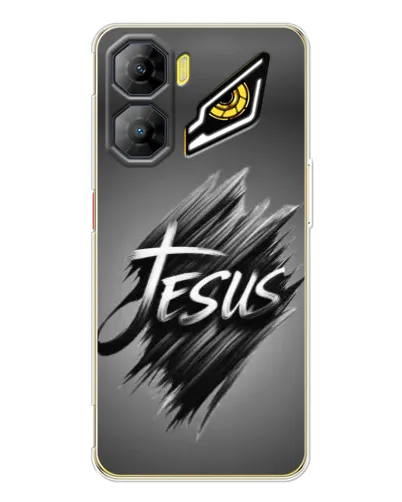 Чехол для ZTE Nubia Neo 3 с картинкой «Надпись Jesus Graffiti»