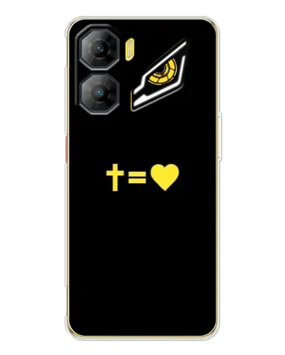 Чехол для ZTE Nubia Neo 3 с картинкой «Сердце и Крест»