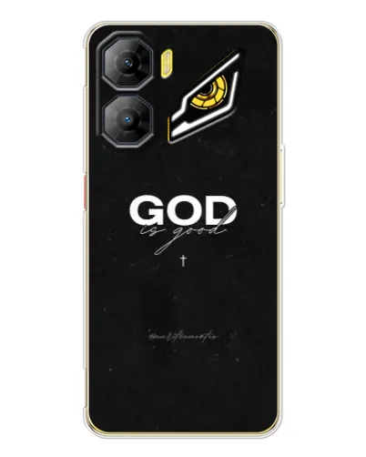 Чехол для ZTE Nubia Neo 3 с картинкой «GOD — Бог над всем»
