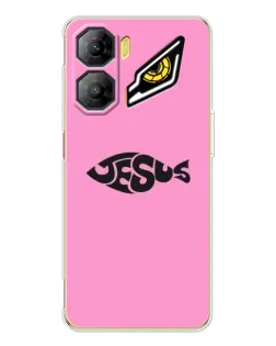 Чехол для ZTE Nubia Neo 3 с картинкой «Розовый символ  Jesus»