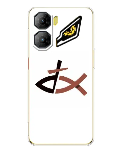 Чехол для ZTE Nubia Neo 3 с картинкой «Рыба и крест»