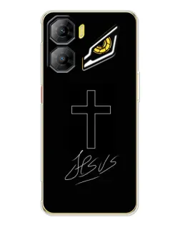 Чехол для ZTE Nubia Neo 3 с картинкой «Графический крест Jesus» Чехол для ZTE Nubia Neo 3 с картинкой «Графический крест Jesus»
