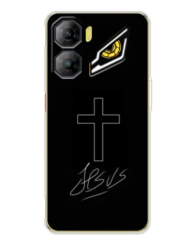 Чехол для ZTE Nubia Neo 3 с картинкой «Графический крест Jesus» Чехол для ZTE Nubia Neo 3 с картинкой «Графический крест Jesus»