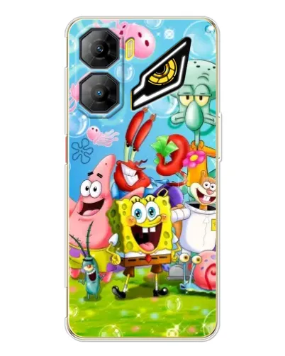 Чехол для ZTE Nubia Neo 3 с картинкой «Губка Боб и друзья» Чехол для ZTE Nubia Neo 3 с картинкой «Губка Боб и друзья»