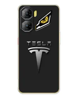 Чехол для ZTE Nubia Neo 3 с картинкой «Стальной логотип Tesla» Чехол для ZTE Nubia Neo 3 с картинкой «Стальной логотип Tesla»