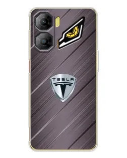 Чехол для ZTE Nubia Neo 3 с картинкой «Металлическая текстура Tesla» Чехол для ZTE Nubia Neo 3 с картинкой «Металлическая текстура Tesla»