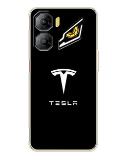 Чехол для ZTE Nubia Neo 3 с картинкой «Tesla White Logo» Чехол для ZTE Nubia Neo 3 с картинкой «Tesla White Logo»