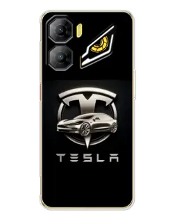 Чехол для ZTE Nubia Neo 3 с картинкой «Tesla — серебристое авто» Чехол для ZTE Nubia Neo 3 с картинкой «Tesla — серебристое авто»