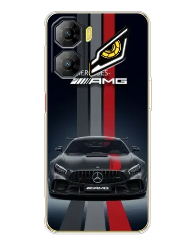 Чехол для ZTE Nubia Neo 3 с картинкой «Mercedes — белый карбон» Чехол для ZTE Nubia Neo 3 с картинкой «Mercedes — белый карбон»