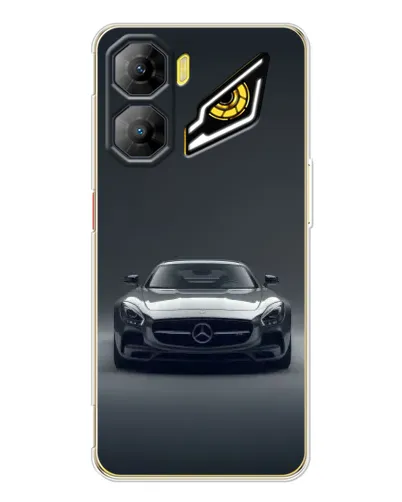 Чехол для ZTE Nubia Neo 3 с картинкой «Mercedes на черном» Чехол для ZTE Nubia Neo 3 с картинкой «Mercedes на черном»