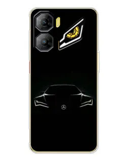Чехол для ZTE Nubia Neo 3 с картинкой «Mercedes — силуэт авто» Чехол для ZTE Nubia Neo 3 с картинкой «Mercedes — силуэт авто»