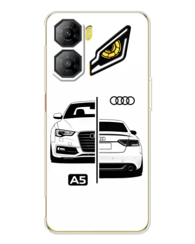 Чехол для ZTE Nubia Neo 3 с картинкой «Audi — контрастный дизайн» Чехол для ZTE Nubia Neo 3 с картинкой «Audi — контрастный дизайн»