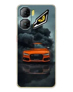 Чехол для ZTE Nubia Neo 3 с картинкой «Audi в облаках дыма» Чехол для ZTE Nubia Neo 3 с картинкой «Audi в облаках дыма»