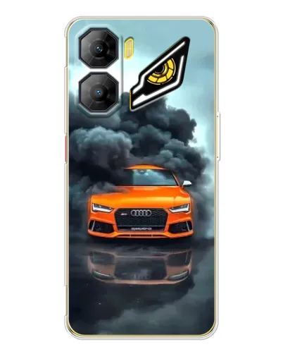 Чехол для ZTE Nubia Neo 3 с картинкой «Audi в облаках дыма» Чехол для ZTE Nubia Neo 3 с картинкой «Audi в облаках дыма»