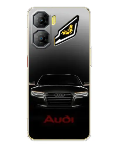 Чехол для ZTE Nubia Neo 3 с картинкой «Audi — градиентный контур» Чехол для ZTE Nubia Neo 3 с картинкой «Audi — градиентный контур»