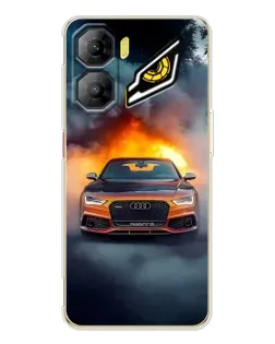 Чехол для ZTE Nubia Neo 3 с картинкой «Audi в огненном дыму» Чехол для ZTE Nubia Neo 3 с картинкой «Audi в огненном дыму»