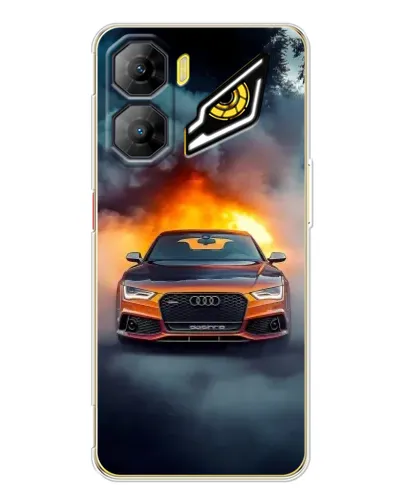Чехол для ZTE Nubia Neo 3 с картинкой «Audi в огненном дыму» Чехол для ZTE Nubia Neo 3 с картинкой «Audi в огненном дыму»