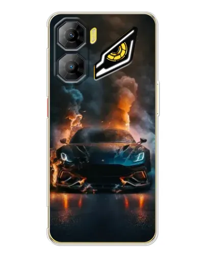 Чехол для ZTE Nubia Neo 3 с картинкой «Lamborghini дымная эстетика» Чехол для ZTE Nubia Neo 3 с картинкой «Lamborghini дымная эстетика»