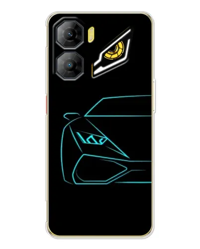 Чехол для ZTE Nubia Neo 3 с картинкой «Голубой силуэт Lamborghini» Чехол для ZTE Nubia Neo 3 с картинкой «Голубой силуэт Lamborghini»