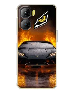 Чехол для ZTE Nubia Neo 3 с картинкой «Lamborghini в огне» Чехол для ZTE Nubia Neo 3 с картинкой «Lamborghini в огне»
