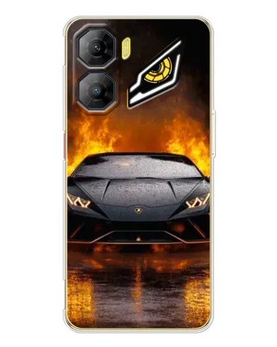 Чехол для ZTE Nubia Neo 3 с картинкой «Lamborghini в огне» Чехол для ZTE Nubia Neo 3 с картинкой «Lamborghini в огне»