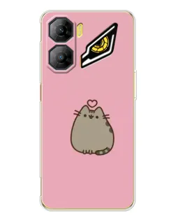 Чехол для ZTE Nubia Neo 3 с картинкой «Pusheen сердце» Чехол для ZTE Nubia Neo 3 с картинкой «Pusheen сердце»