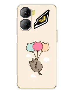 Чехол для ZTE Nubia Neo 3 с картинкой «Пушин на шариках» Чехол для ZTE Nubia Neo 3 с картинкой «Пушин на шариках»