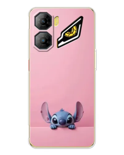 Чехол для ZTE Nubia Neo 3 с картинкой «Stitch выглядывает»
