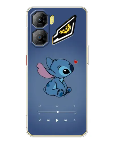 Чехол для ZTE Nubia Neo 3 с картинкой «Музыкальный Stitch»
