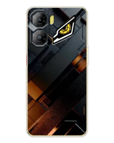 Чехол для ZTE Nubia Neo 3 с картинкой «Черные геометрические блоки» Чехол для ZTE Nubia Neo 3 с картинкой «Черные геометрические блоки»