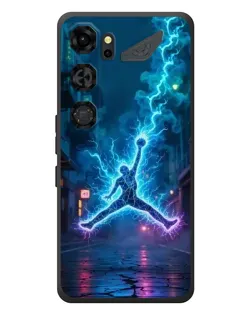 Чохол для ZTE Nubia Neo 5 GT 5G з картинкою «Jordan Gold Jumpman»