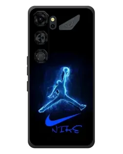 Чохол для ZTE Nubia Neo 5 GT 5G з картинкою «Jordan Neon Blue»