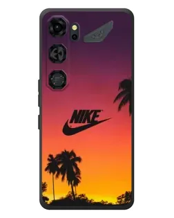 Чохол для ZTE Nubia Neo 5 GT 5G з картинкою «Nike на заході сонця»
