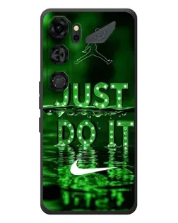 Чохол для ZTE Nubia Neo 5 GT 5G з картинкою «Зелений неоновий Nike»